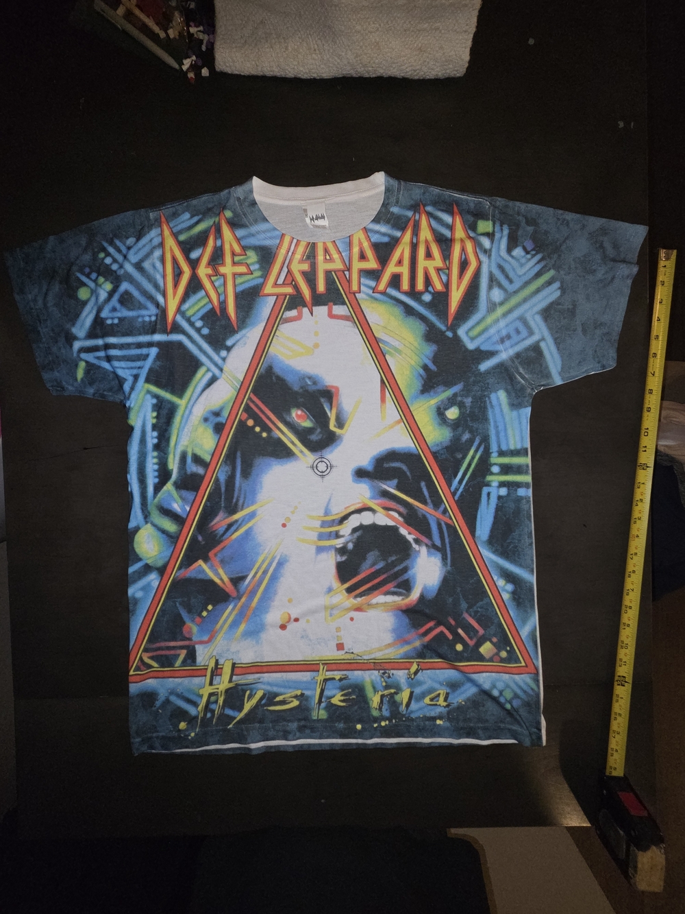 Def Leppard AOP Tee, Polyester,